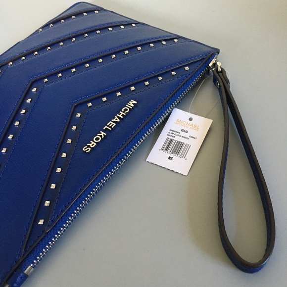 Michael Kors Ellis Studded Clutch in Leather - Picture 6 of 7